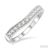 .25CTRDDM 'V' BAND-MILLG WG 14K@11-H*