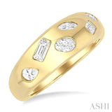 .50CTTW MIX DM MOSAIC WIDE BAND YG14K-G*
