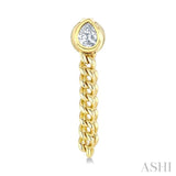 .30CTPRDM BEZEL CUBAN CHAIN ER YG 14K-G*