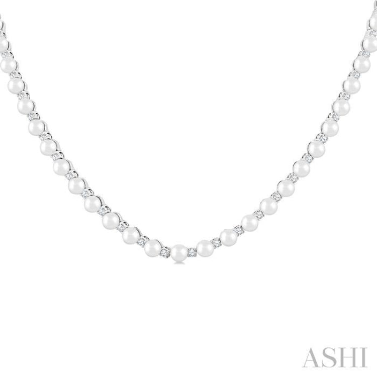 ♡♡ Buy Swarovski Imber necklace, Round cut, White, Gold-tone plated