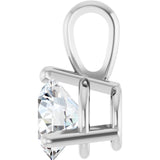 Platinum 3/4 CT Lab-Grown Diamond Pendant