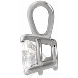 Platinum 1/3 CTW Natural Diamond Pendant