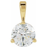 14K Yellow Gold 5/8 CTW Natural Diamond Pendant