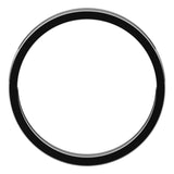 14K White Gold 2.5 mm Flat Band Size 11