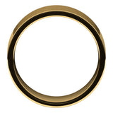 14K Yellow Gold 8 mm Lightweight Comfort-Fit Flat Band Size 8.5