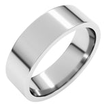 Platinum 6 mm Lightweight Comfort-Fit Flat Band Size 9