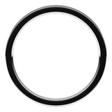 14K White Gold 2 mm Lightweight Comfort-Fit Flat Band Size 7.5