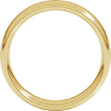 10K Yellow Gold 5 mm Comfort-Fit European-Style Band Size 10.5
