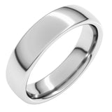 Platinum 5 mm Comfort-Fit European-Style Band Size 10.5
