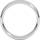 Platinum 5 mm Comfort-Fit European-Style Band Size 10.5