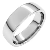 Sterling Silver 6 mm Comfort-Fit European-Style Band Size 10