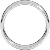 Platinum 6 mm Comfort-Fit European-Style Band Size 9