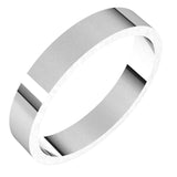 Platinum 3.5 mm Flat Band Size 10