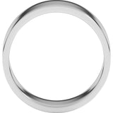 Platinum 8 mm Flat Band Size 10