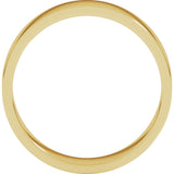 18K Yellow Gold 5 mm Flat Band Size 9