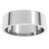 10K White Gold 6 mm Flat Band Size 9.5