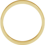 10K Yellow Gold 4 mm Flat Band Size 6