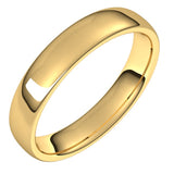 10K Yellow Gold 4.5 mm Comfort-Fit European-Style Band Size 8.5
