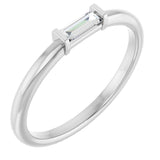 14K White Gold 1/6 CTW Lab-Grown Diamond Stackable Ring