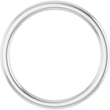 14K White Gold 1.5 mm Comfort-Fit European-Style Band Size 6.5