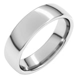Sterling Silver 5.5 mm Comfort-Fit European-Style Band Size 12.5
