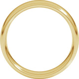 14K Yellow Gold 5.5 mm Comfort-Fit European-Style Band Size 7.5