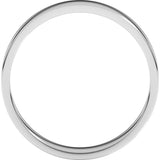 Sterling Silver 4.5 mm Flat Band Size 7.5