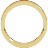 10K Yellow Gold 5.5 mm Comfort-Fit Flat Band Size 6