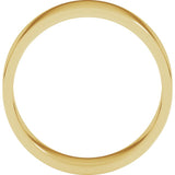 10K Yellow Gold 6 mm Flat Band Size 8