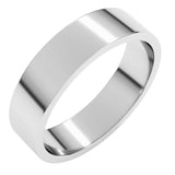 Sterling Silver 5 mm Flat Band Size 12