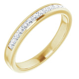 14K Yellow Gold 5/8 CTW Natural Diamond Band