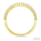 1/10 Ctw Round Cut Diamond Pirouette Fashion Ring in 10K Yellow Gold