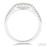 1/3 ctw Round Cut Diamond Wedding Band in 14K White Gold