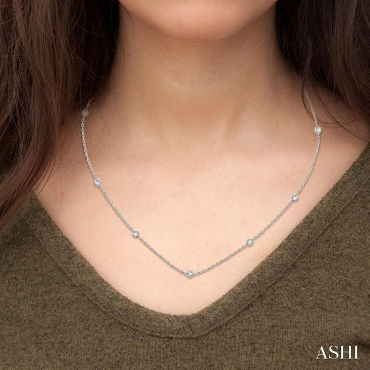 Diamond Station Necklace - 990A1TFADFGNKWG – Touch Of Class