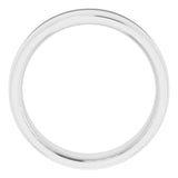 Platinum 3/8 CTW Natural Diamond Band