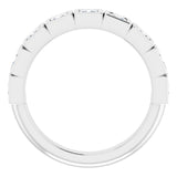 14K White 3/4 CTW Natural Diamond Anniversary Band