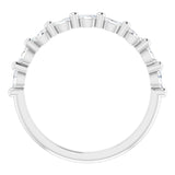 14K White 1/4 CTW Natural Diamond Anniversary Band