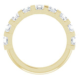 14K Yellow 1 3/8 CTW Natural Diamond Anniversary Band