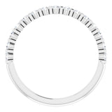 Platinum 1/3 CTW Natural Diamond Anniversary Band