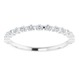 Platinum 1/3 CTW Natural Diamond Anniversary Band