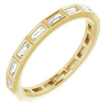 14K Yellow 1/3 CTW Diamond Eternity Band