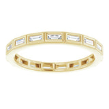 14K Yellow 1/3 CTW Diamond Eternity Band