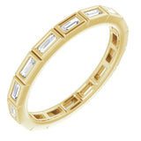 14K Yellow 1/3 CTW Diamond Eternity Band