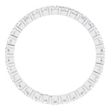Platinum 3/4 CTW Natural Diamond Eternity Band Size 5
