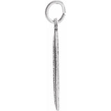 Sterling Silver 23x16 mm Oval Miraculous Medal
