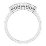14K White 3/4 CTW Natural Diamond Anniversary Band