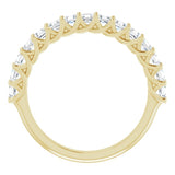 14K Yellow 1 1/8 CTW Natural Diamond Anniversary Band