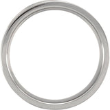Titanium 6 mm Comfort-Fit Flat Band Size 9.5