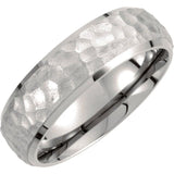Titanium 7 mm Beveled-Edge Inlay Band Size 9.5