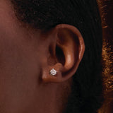 14K Rose Gold 1/3 CTW Lab-Grown Diamond Earrings